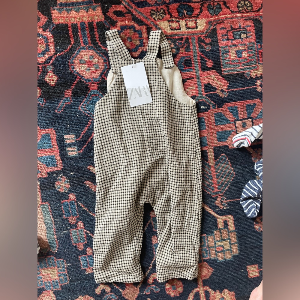 Zara baby overalls size 9-12 new with tags